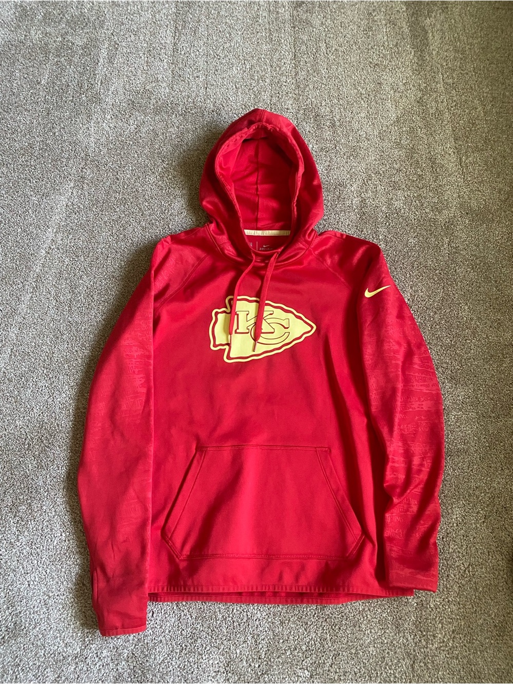 NFL Red Kansas City Chiefs Hooded Pullover Sweatshirt